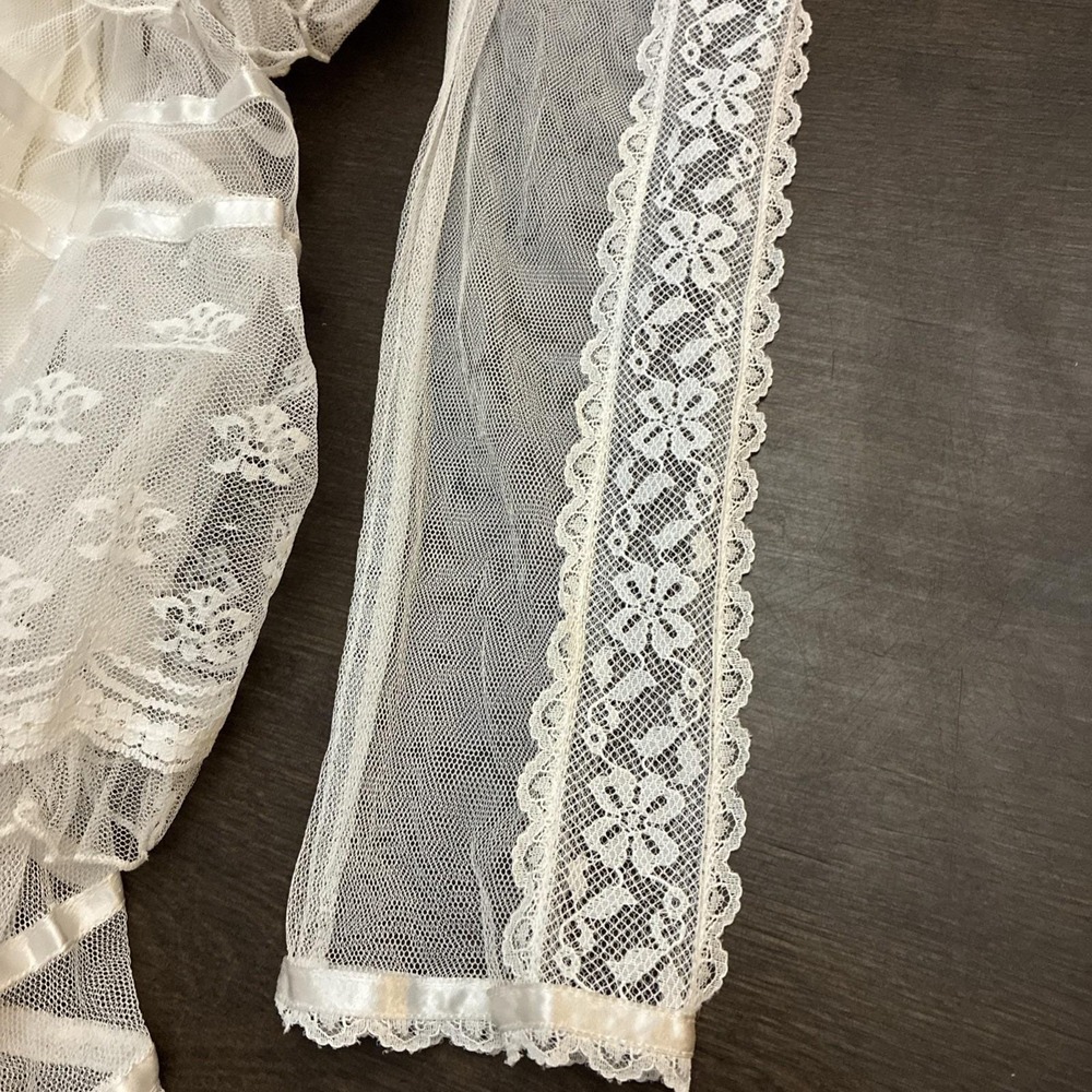 VTG Gunne Sax Romantic Renaissance Bridal Collection Lace Dress Gown Sz 13 - Picture 16 of 17